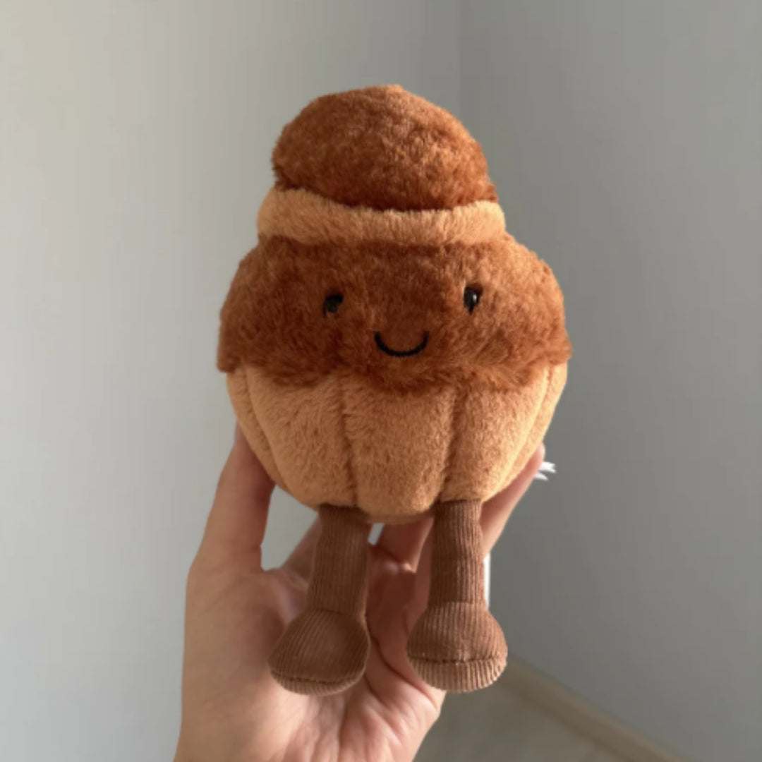 CrumbCuddle – Divertido Peluche de Panadería: Queso, Pan y Muffin