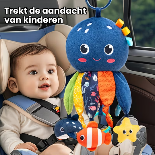SoftPlay™ – Baby Sensorisch Autostoel & Kinderwagen Activiteitenspeeltje