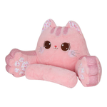 PawPillow™ – Schattig Kattenkussen met Grote Ogen & Pootjes – Zacht & Pluizig