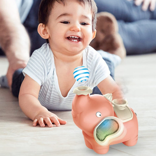 EleFantasia™ – Muzikale Lopen­de Olifant met Zwevende Bal & Mistfunctie