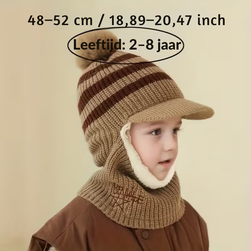 FrostGuard™ – Jongens Wintermuts met Nekbescherming