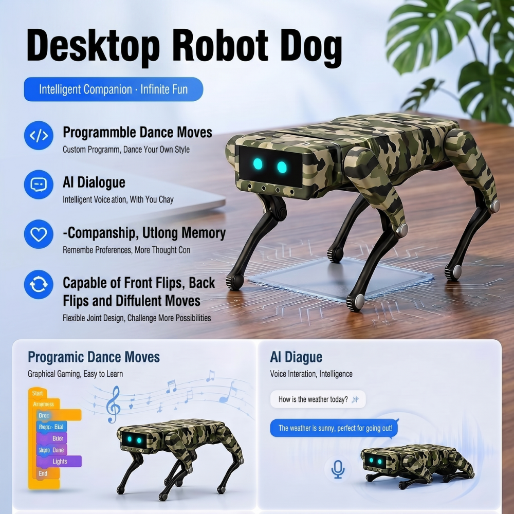 RoboPup – Programmeerbare Robot Hond