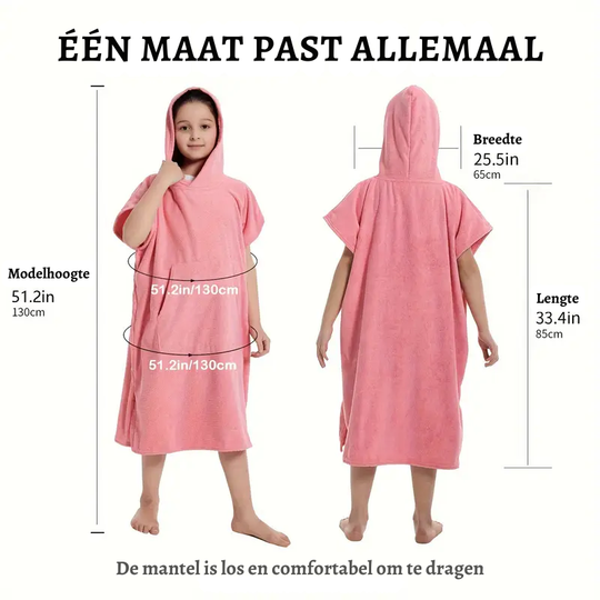 AquaWrap™ – Superabsorberende Sneldrogende Badjas & Handdoek