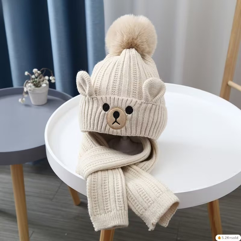 UniWarm™ – Jongens & Meisjes Winter Set – Muts & Sjaal