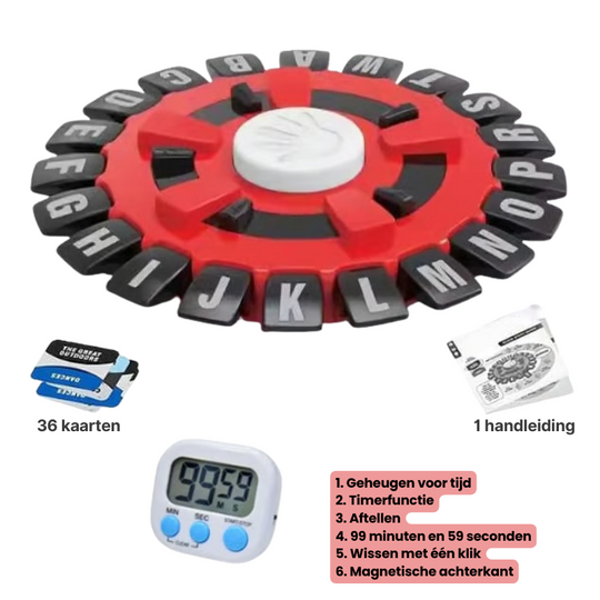 WordRush™ – Familie Woordspel – Educatief en Snelheidsspel voor Alle Leeftijden