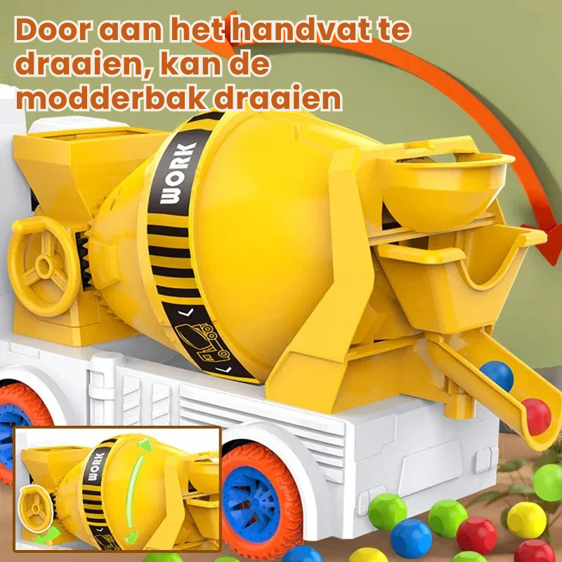 PowerMixer™ – Spin & Build Bouwtruck – Interactief Constructiespeelgoed