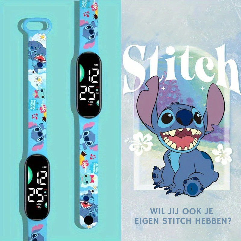 StitchTime™ – Disney Stitch Touchscreen Horloge – Digitaal Display