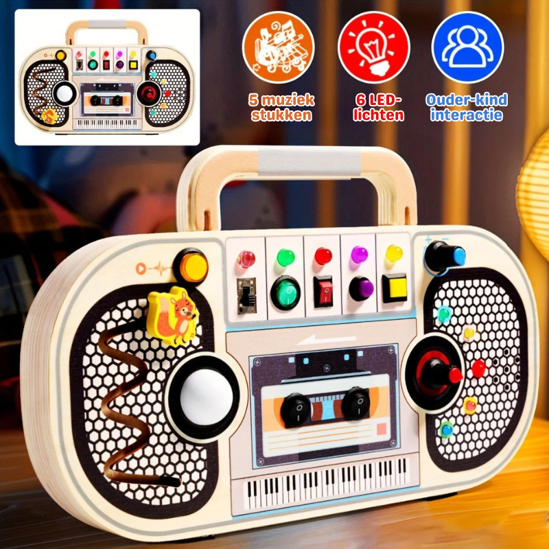 BrightPlay™ – Interactieve Houten Activiteitentafel