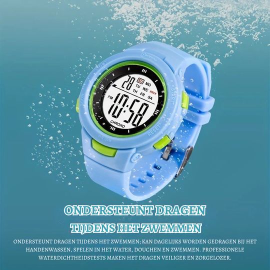 TimeShine™ – Waterdicht Digitaal Kinderhorloge – 30M Lichtgevende Display