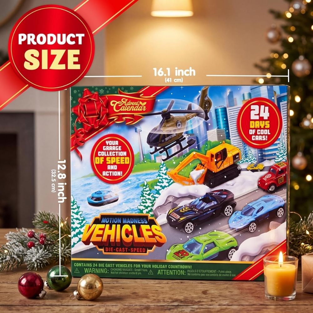 AutoCountdown – Adventskalender met Autofiguren