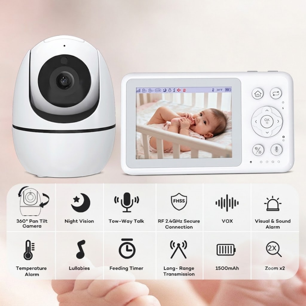 BabyOrbit – Draadloze Babyfoon met Camera