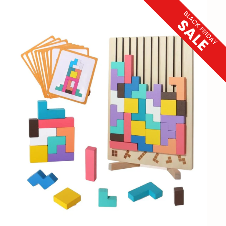 TetriSmart™ – Houten Stapelspel