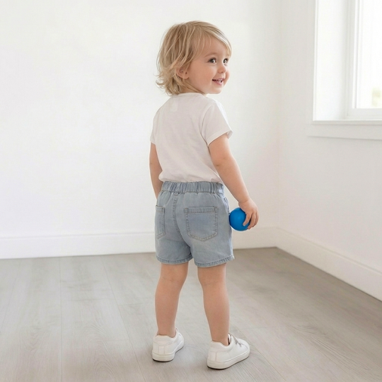 Margareta – Denim Paperbag Broekjes