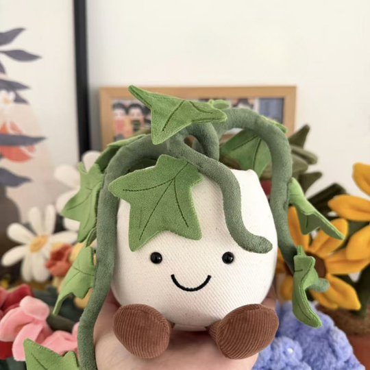IvyCuddle – Klimop Plant Knuffel in Pot