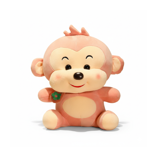MonkeyBuddy – Zachte Pluche Apenknuffel met Sjaaltje