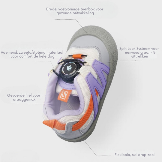 PlayPath™ – Lichte Ademende Kindersneakers Avontuur