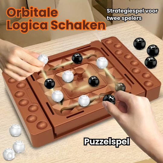 OrbitChess™ – Strategisch 2-Speler Bordspel – Logica & Denkvaardigheden