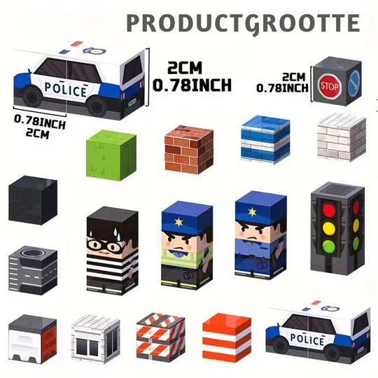 MagnaBuild™ – 54/84/100 Stuks Compacte Magnetische Blokken