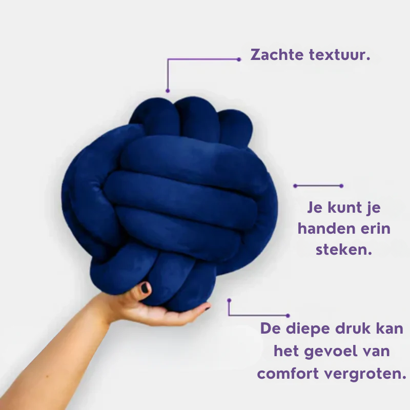 SereniBuddy™ – Gewogen Sensorisch Knuffelkussen voor Rust & Ontspanning