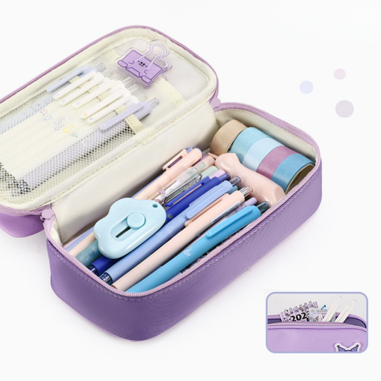 PencilNest – Ruime Etui met Meerdere Vakken