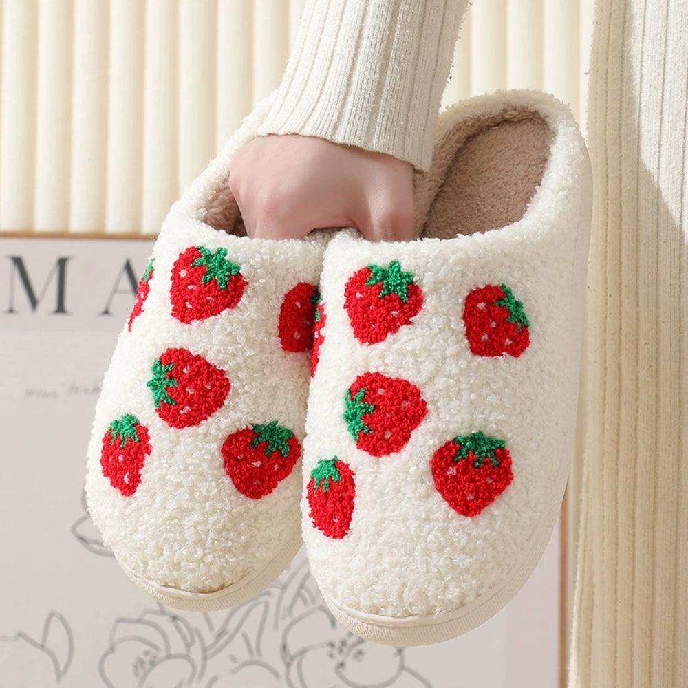 BerryStep – Warme Aardbei Pantoffels