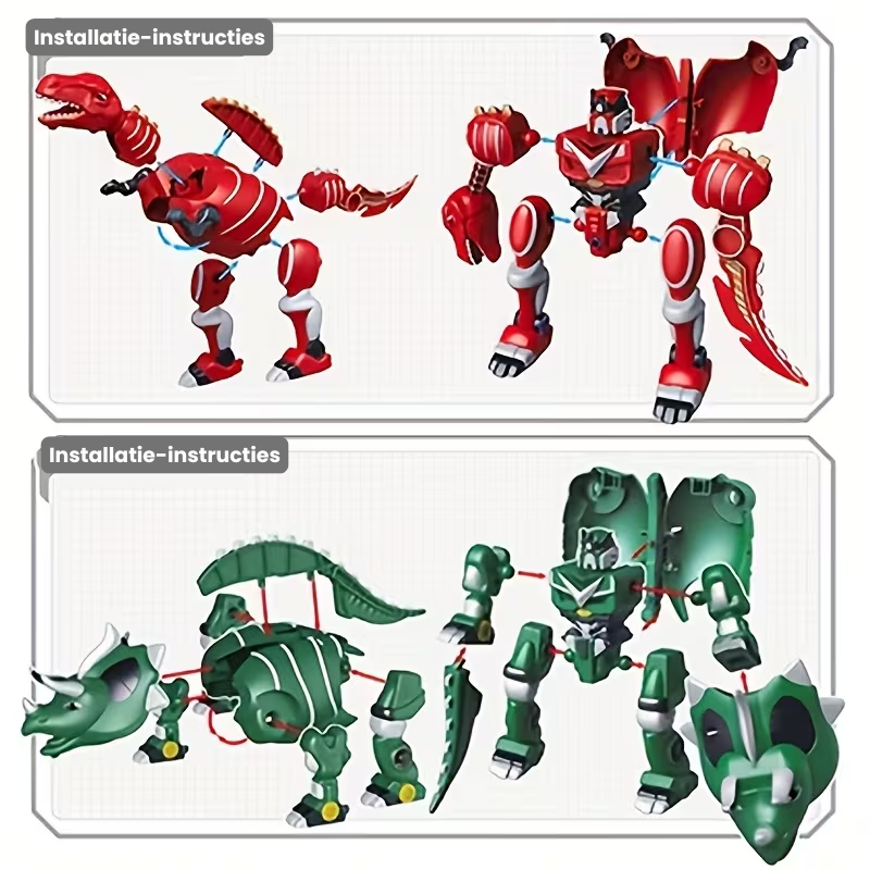 DinoBotix™ – DIY Transformeerbare Dino Robot