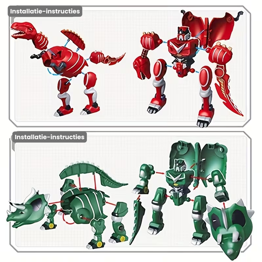DinoBotix™ – DIY Transformeerbare Dino Robot
