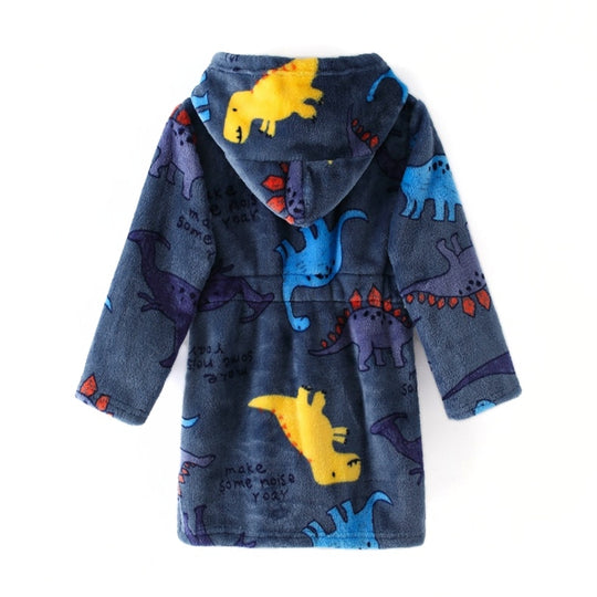 BadMaatje – Kinderbadjas met Capuchon en Speelse Prints