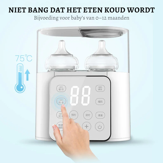WarmEase™ – Multifunctionele 9-in-1 Flessenwarmer