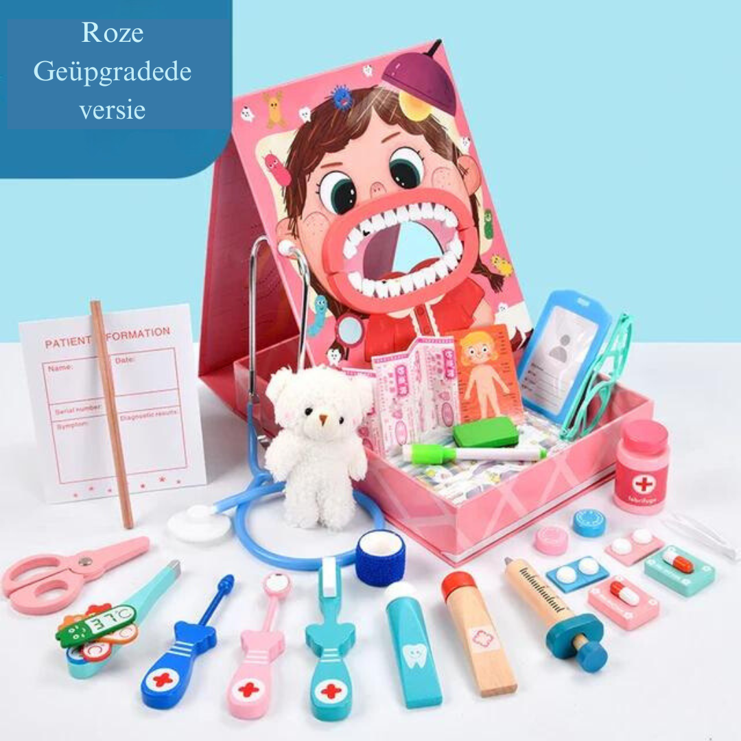 Dr. Dentist Speelset – Educatief Rollenspel voor Kinderen met Tandartsinstrumenten