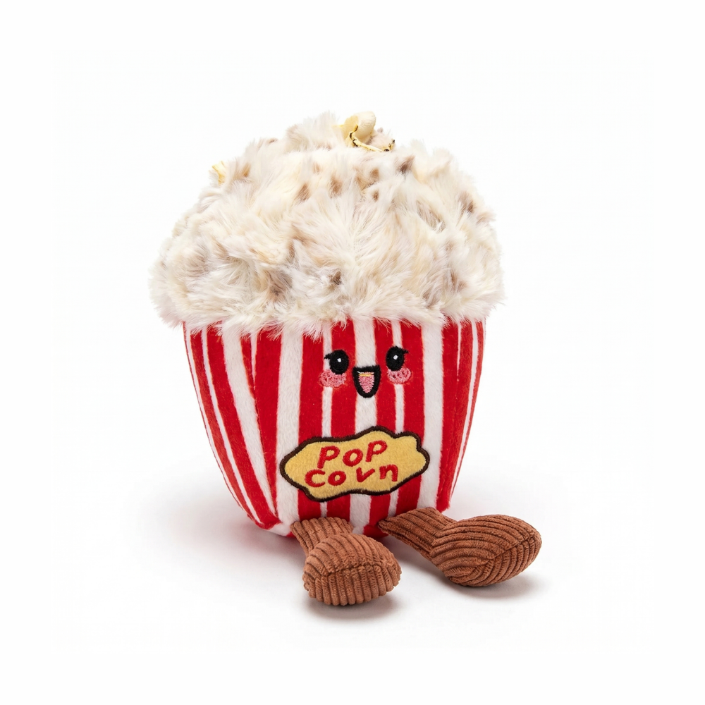 PopcornCuddle – Popcorn Knuffel Sleutelhanger