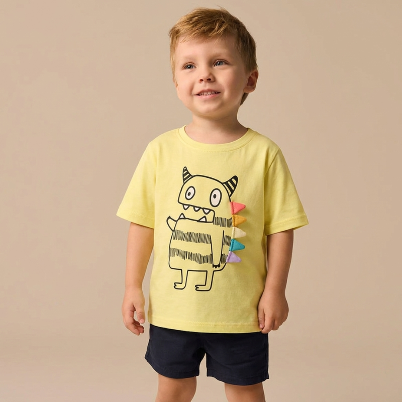 Isaac – Monster Print T-shirt
