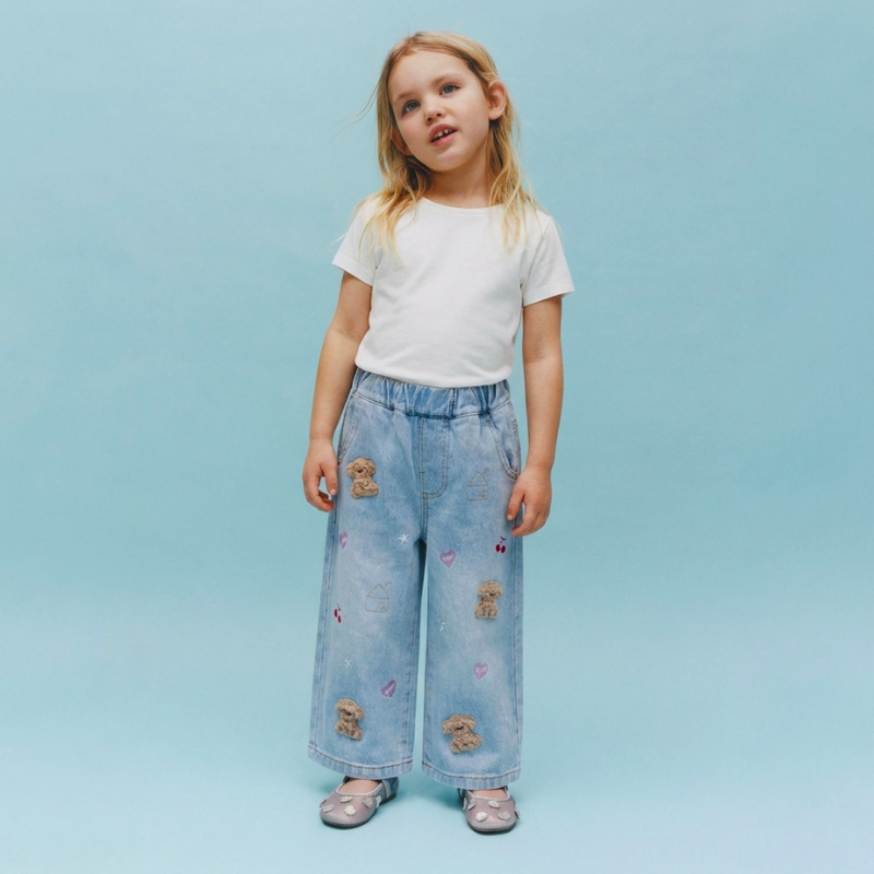Amelia – Beer Borduur Jeans