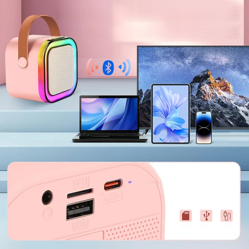 MelodyMates™ | Mini karaoke set - draadloze microfoons