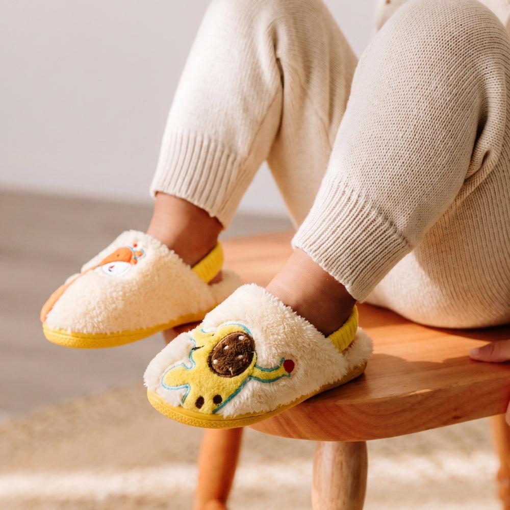 DinoStep – Pluche Kinderpantoffels met Dinosaurusdesign