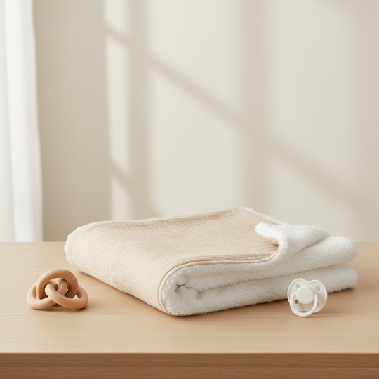 CozyBear – Warm & Ademend Baby Deken