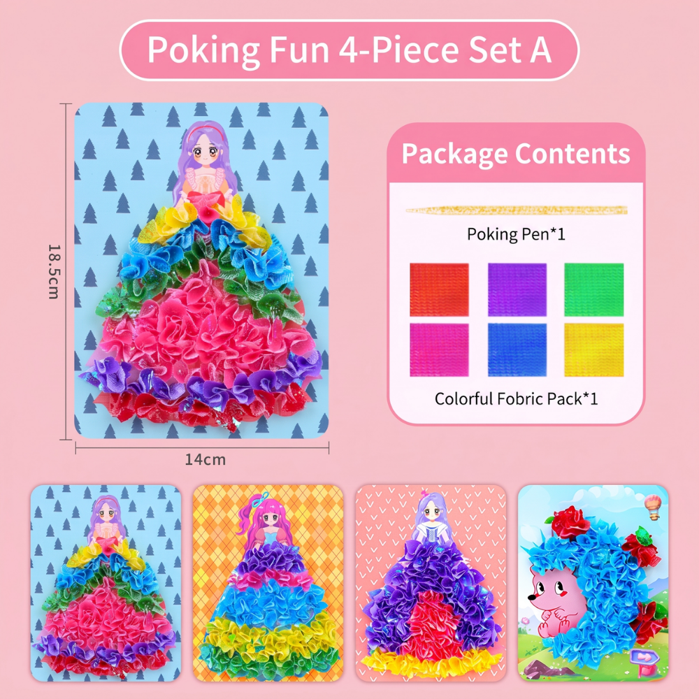 <font dir="auto" style="vertical-align: inherit;"><font dir="auto" style="vertical-align: inherit;">Livre de stickers créatifs pour filles, peinture à la main, tamponnage de princesse, bricolage, jouet éducatif</font></font>