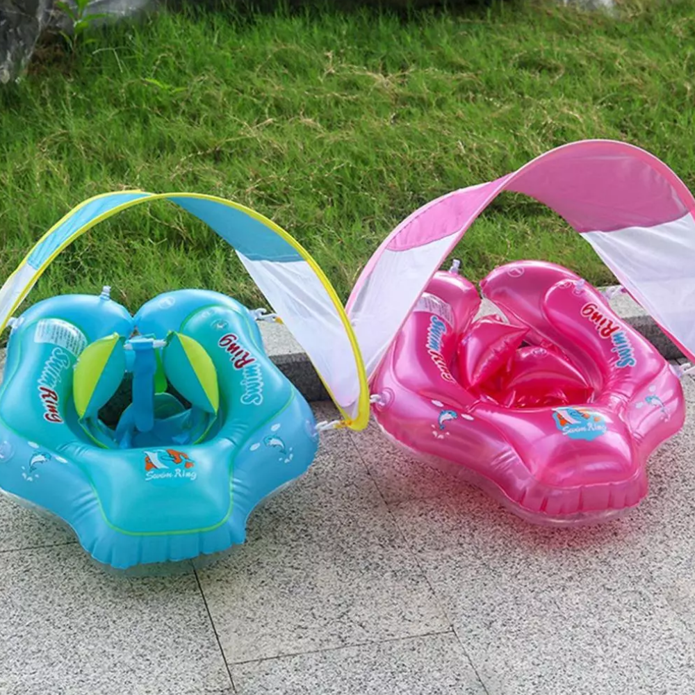 SunnyFloat – Baby Zwemband met Zonnedak