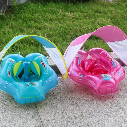 SunnyFloat – Baby Zwemband met Zonnedak