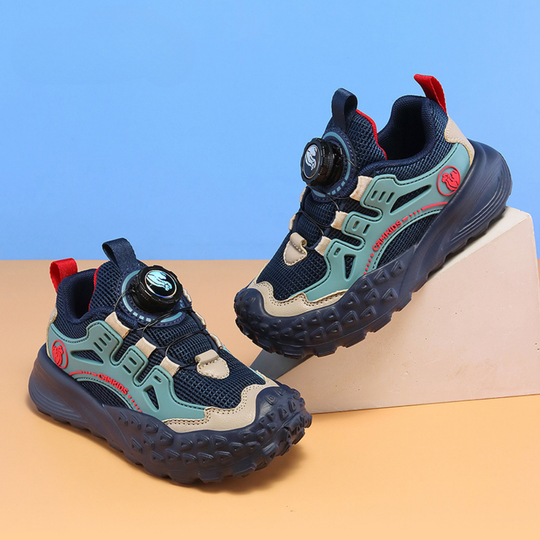 DialTrek – Jongens Outdoor Sneakers met Draaiknop Sluiting