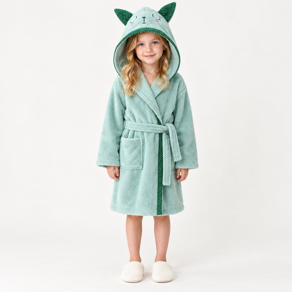 CuddleCape – Zachte Kinderbadcape met Dierenprint