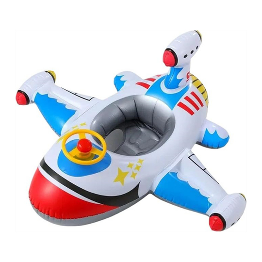 SkySplash – Opblaasbare Vliegtuig Zwemband voor Kinderen