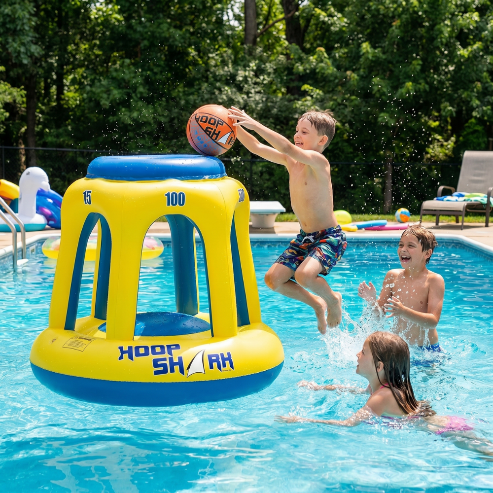 AquaHoops – Opblaasbare Basketbalring voor het Zwembad