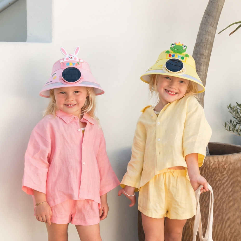 SunnyBreeze – Kinder Zonneklep met Ventilator