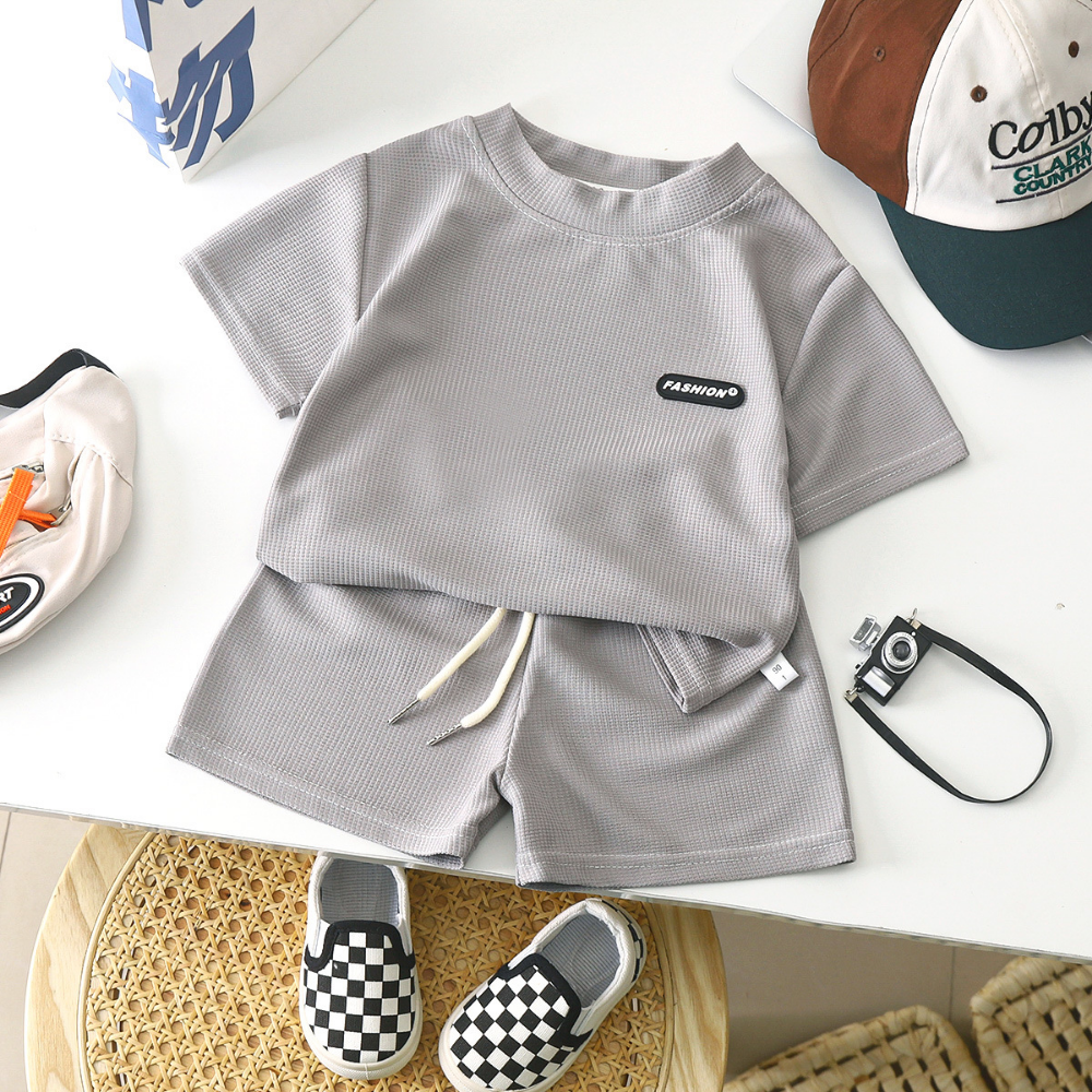 WaffleWear – Jongens Wafelstof Zomerset
