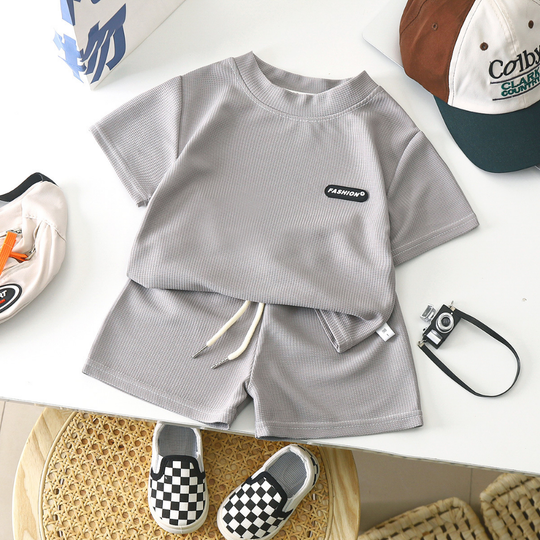 WaffleWear – Jongens Wafelstof Zomerset