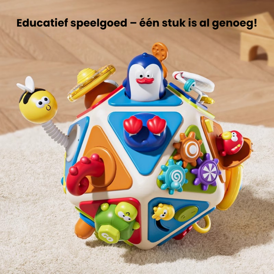 BusyCube – 20-in-1 Montessori Activiteitenkubus