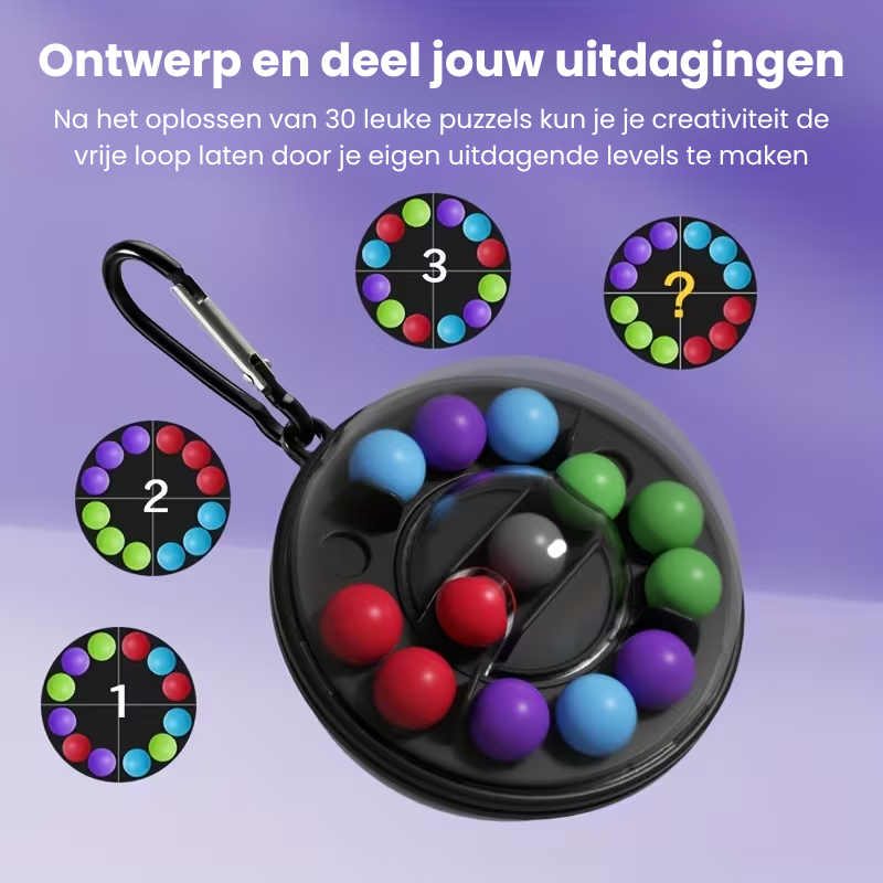 OrbitPuzzle™ – Roterende Puzzelbal met Haak voor Kinderen