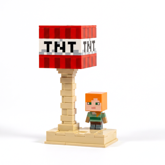 PixelGlow – Pixel Block Tafellamp met Game Design
