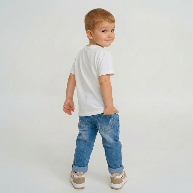 Emilien – Cartoon Print Jeans